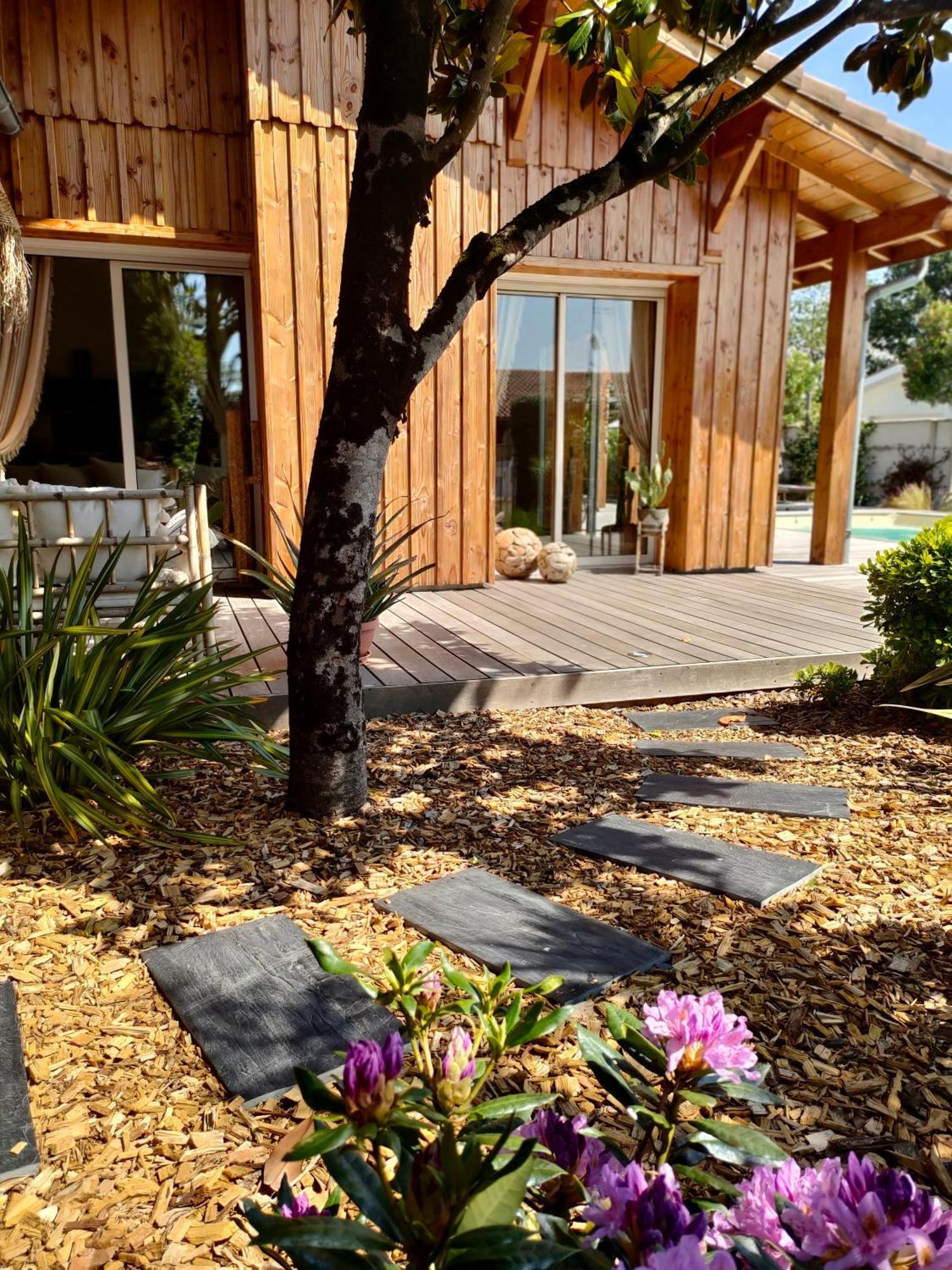 La Cabane Boheme, Maison D'Hotes Bassin D'Arcachon กูฌ็อง-เมสทราส ภายนอก รูปภาพ