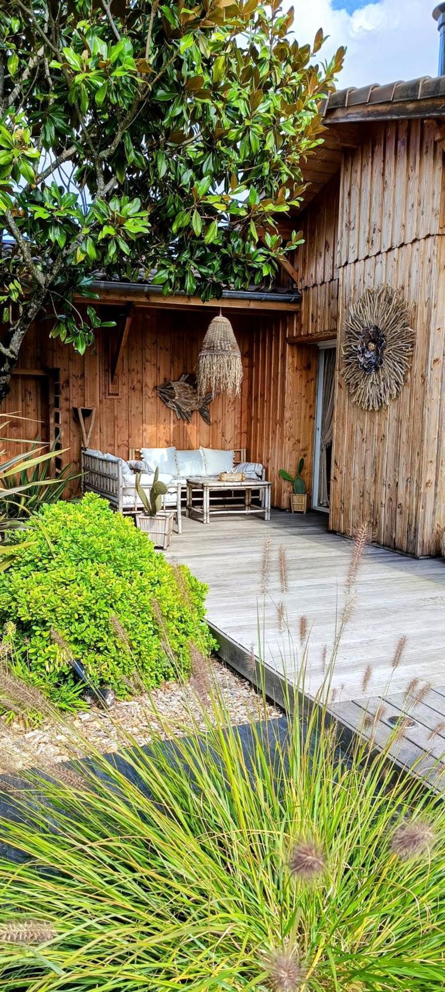 La Cabane Boheme, Maison D'Hotes Bassin D'Arcachon กูฌ็อง-เมสทราส ภายนอก รูปภาพ